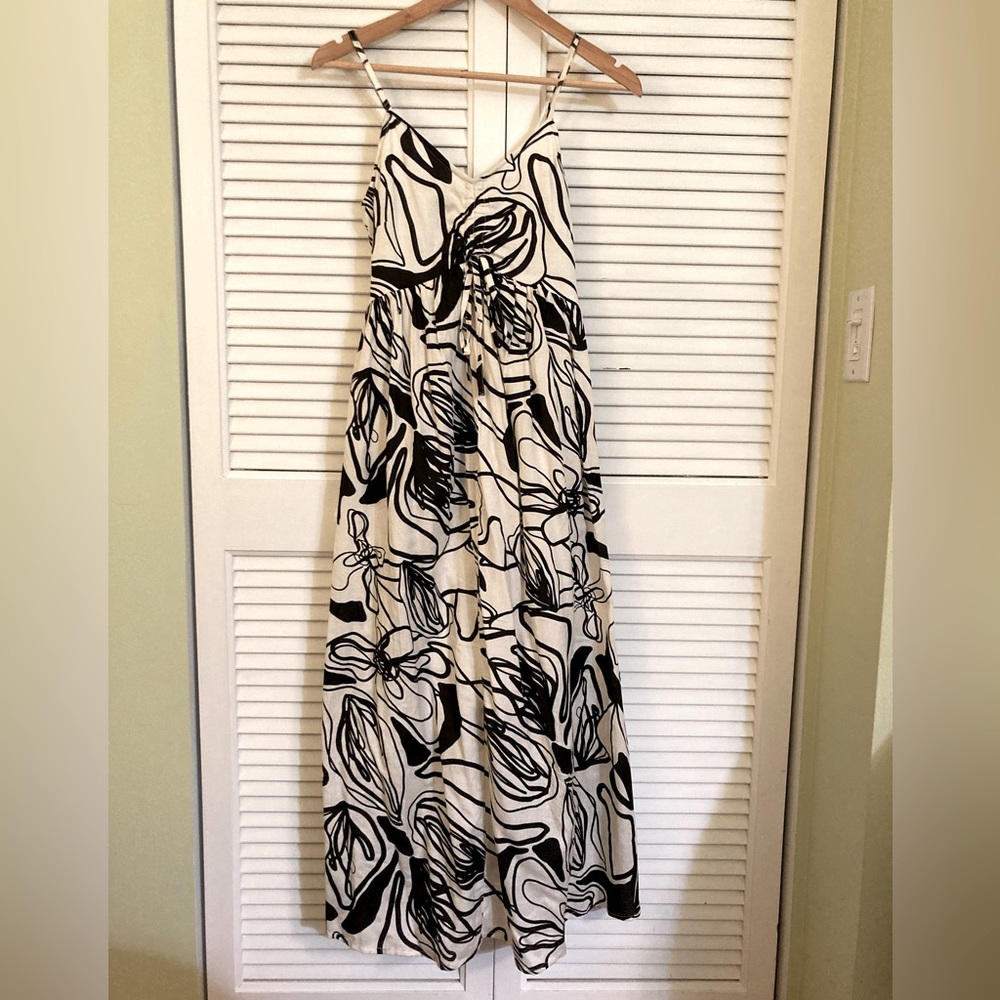 Black and white sundress